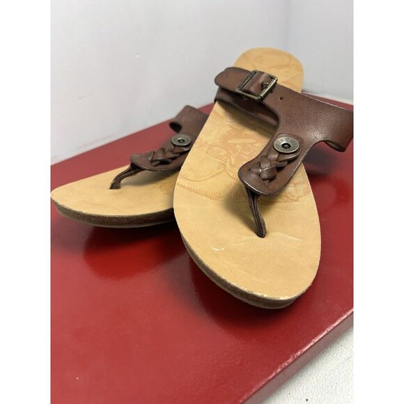 Blowfish Malibu Women's Thong Sandals‎ US Size 9 Brown - Picture 1 of 9